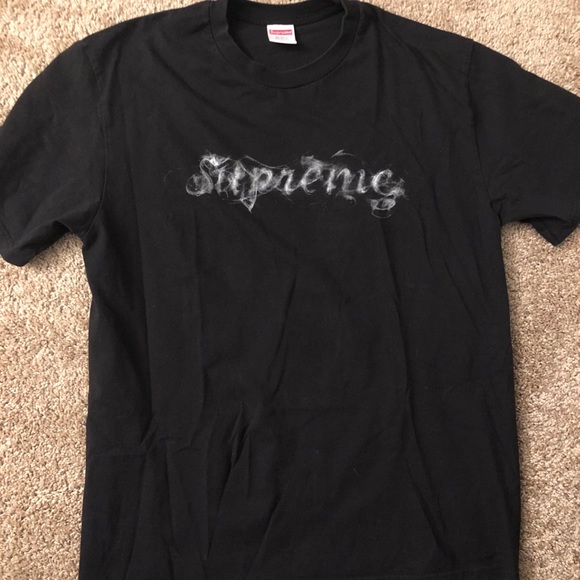 Supreme Smoke Tee Shirt Supreme Tshirt 